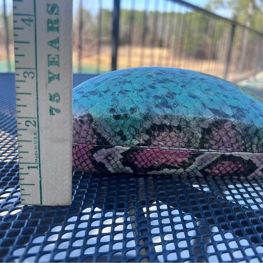 Multi colored sunglasses case